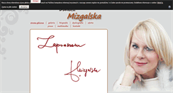 Desktop Screenshot of danutamizgalska.org